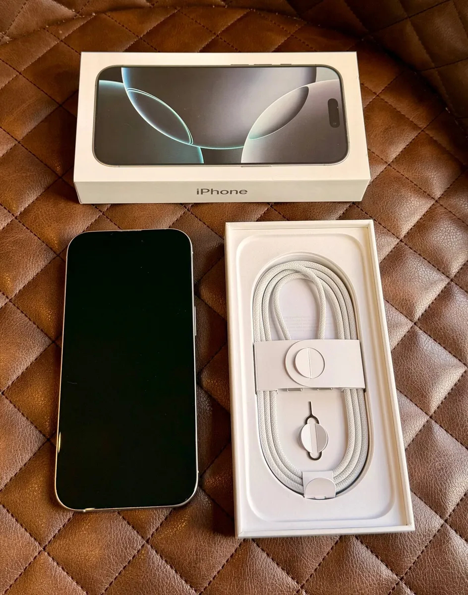 iPhone 16 Pro 128gb White Titanium (as new) - Image 3