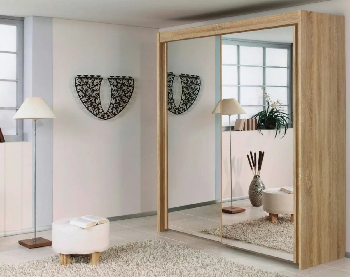 Imperial 2 Door Mirrored Wardrobe