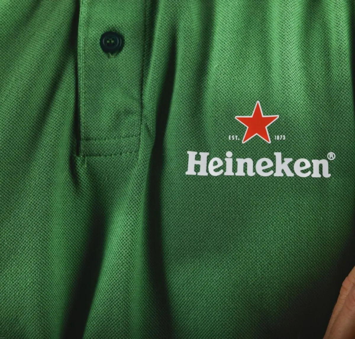 Heineken polo t shirt XL new - Image 1