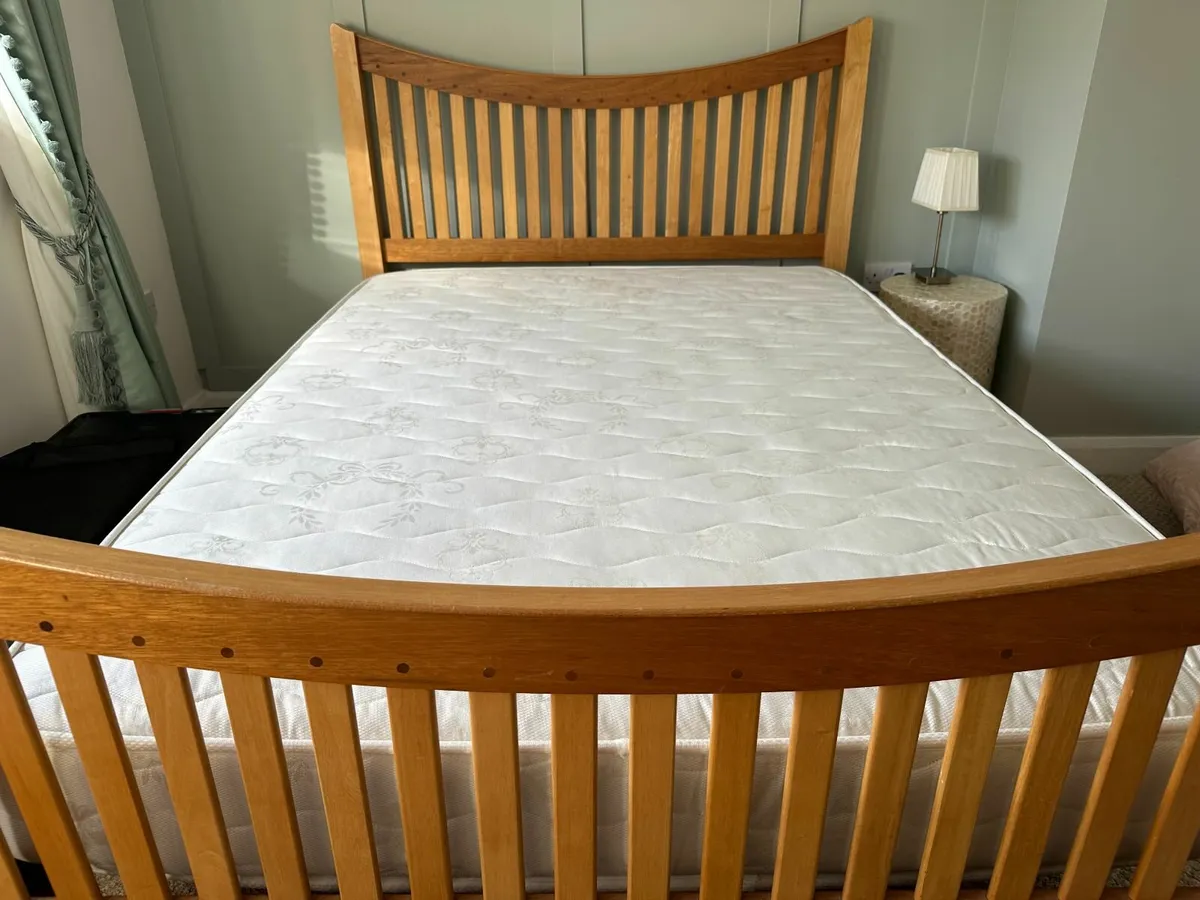Double Bed with mattress - Image 2