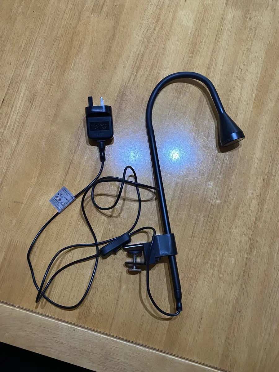 IKEA Lamp (LED wall/clamp spotlight, black) - Image 1