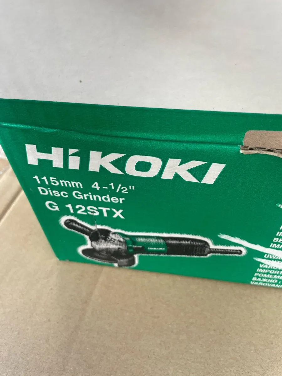 Hikoki grinder 240 v new 115 mm - Image 3