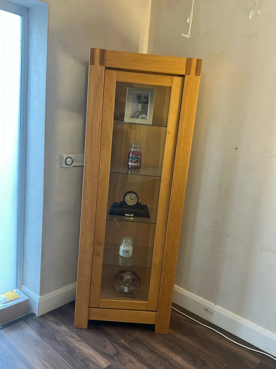 Glass display cabinet - Image 1