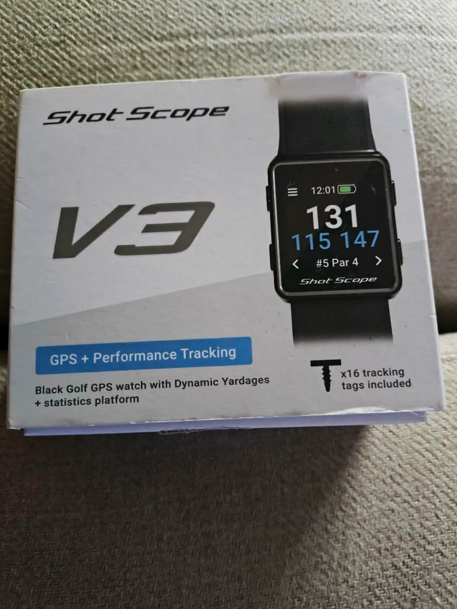 Shotscope V3 Golf Tracker Watch - Image 1