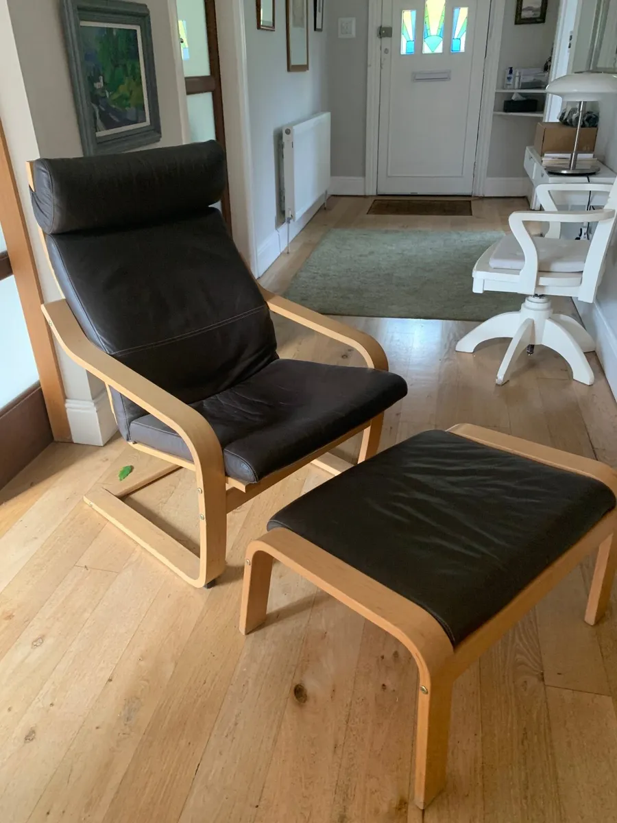 Armchair & Footstool - Image 3