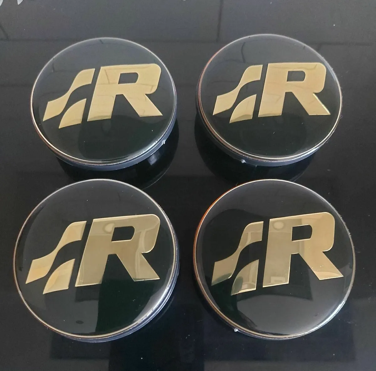 VW Type R (65mm) Centre Caps - FREE POST - Image 1
