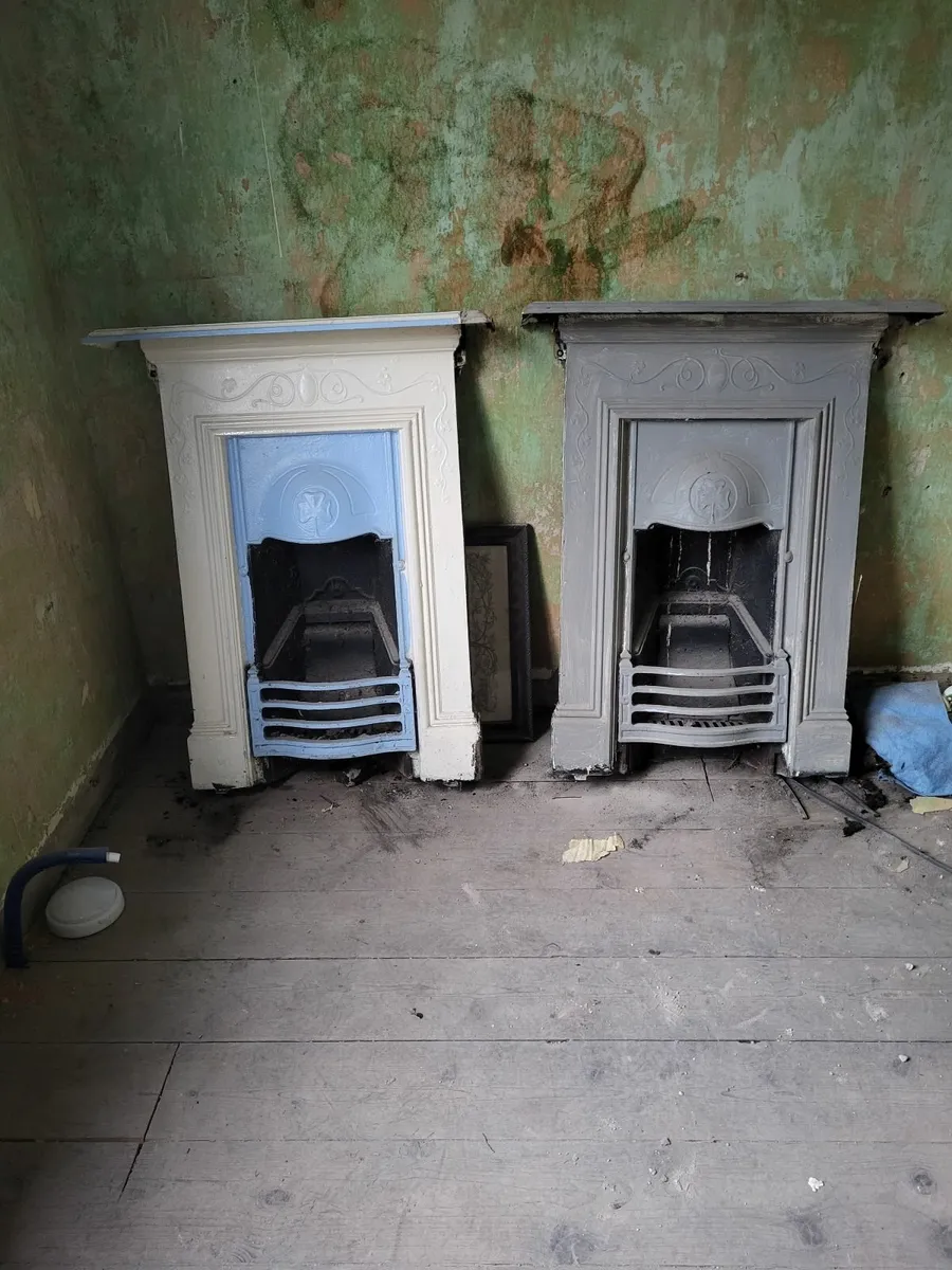 Cast iron fireplace