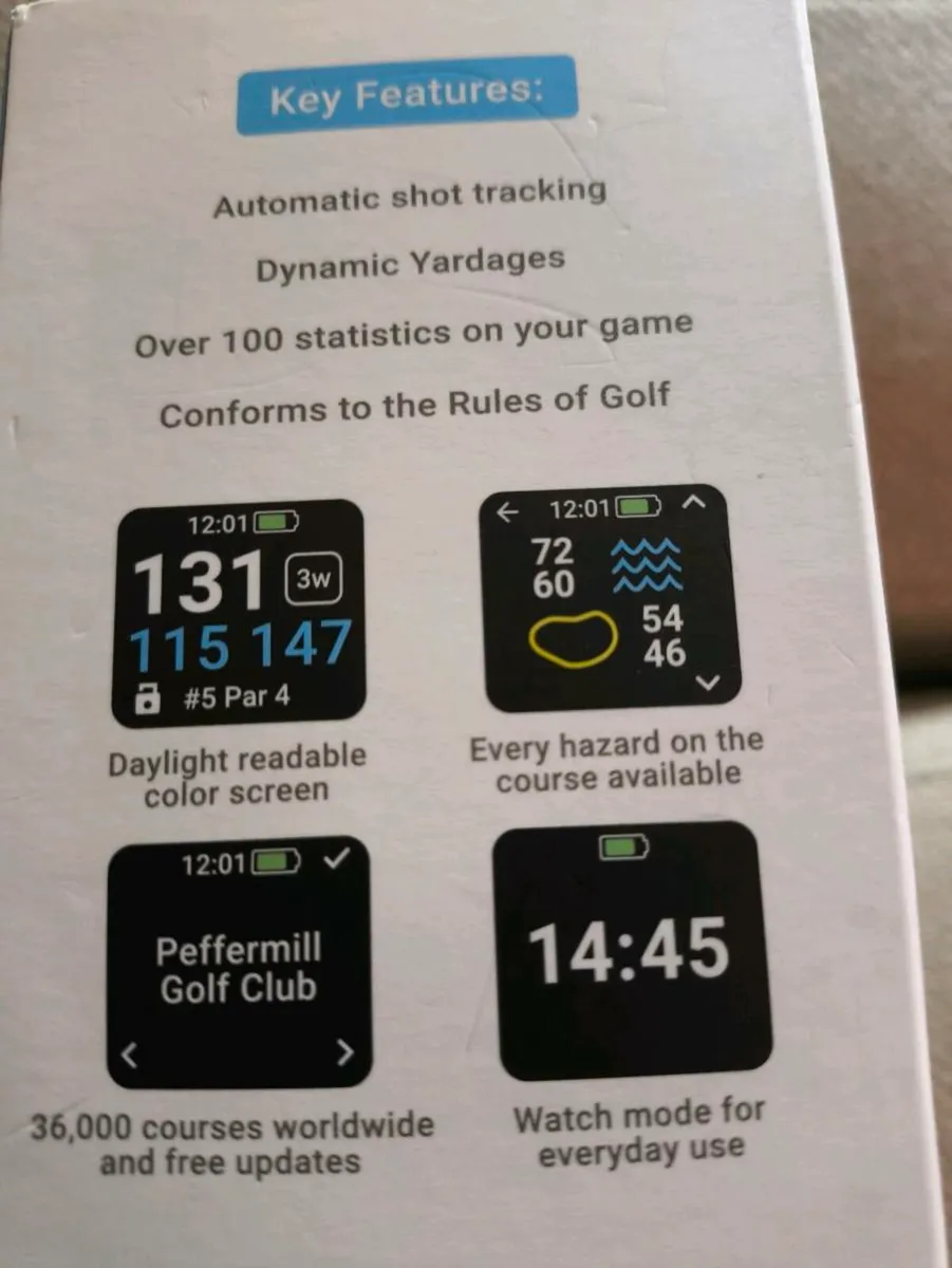 Shotscope V3 Golf Tracker Watch - Image 2