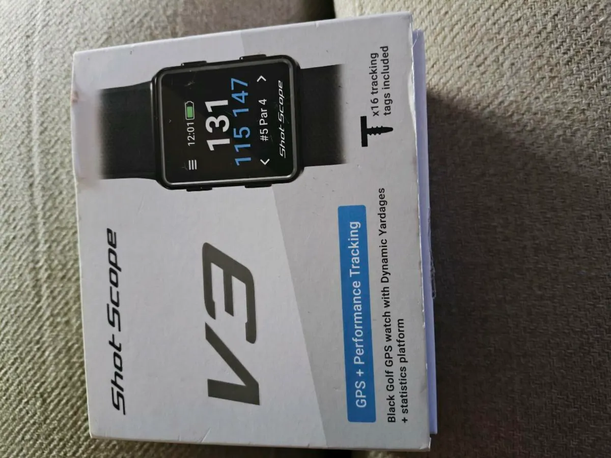 Shotscope V3 Golf Tracker Watch - Image 1