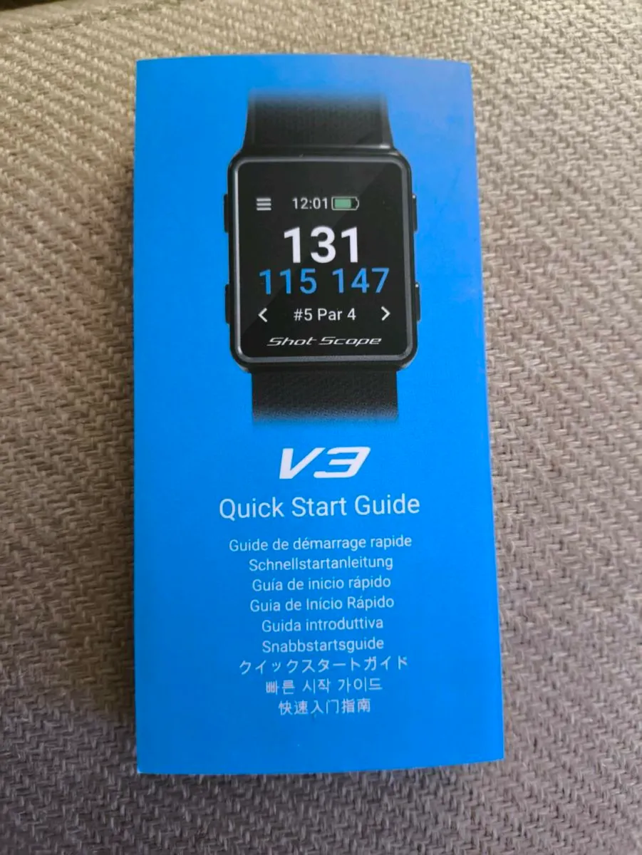 Shotscope V3 Golf Tracker Watch - Image 4