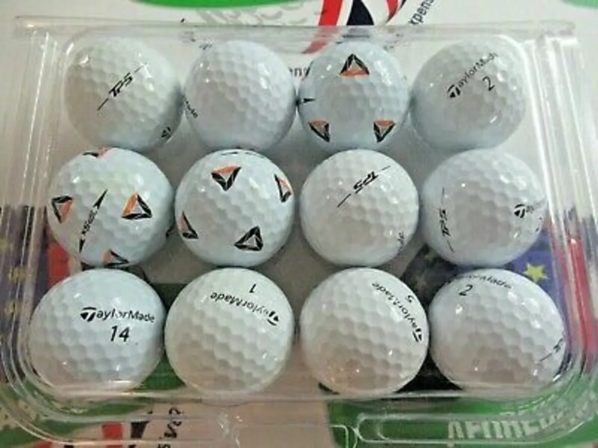 JJ'S CORK GOLF BALLS - TAYLORMADE TP5'S - Image 1