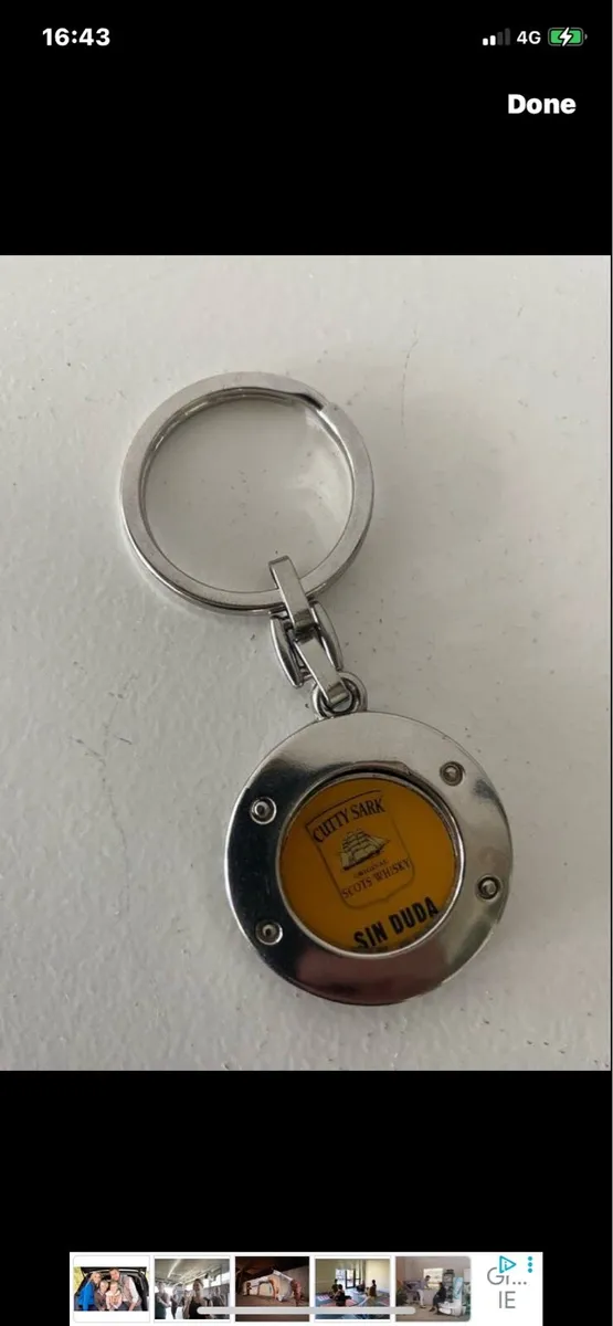 Cutty Sark Key Ring/ Shopping Trolly coin - Image 2