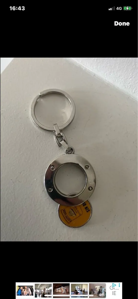 Cutty Sark Key Ring/ Shopping Trolly coin - Image 3