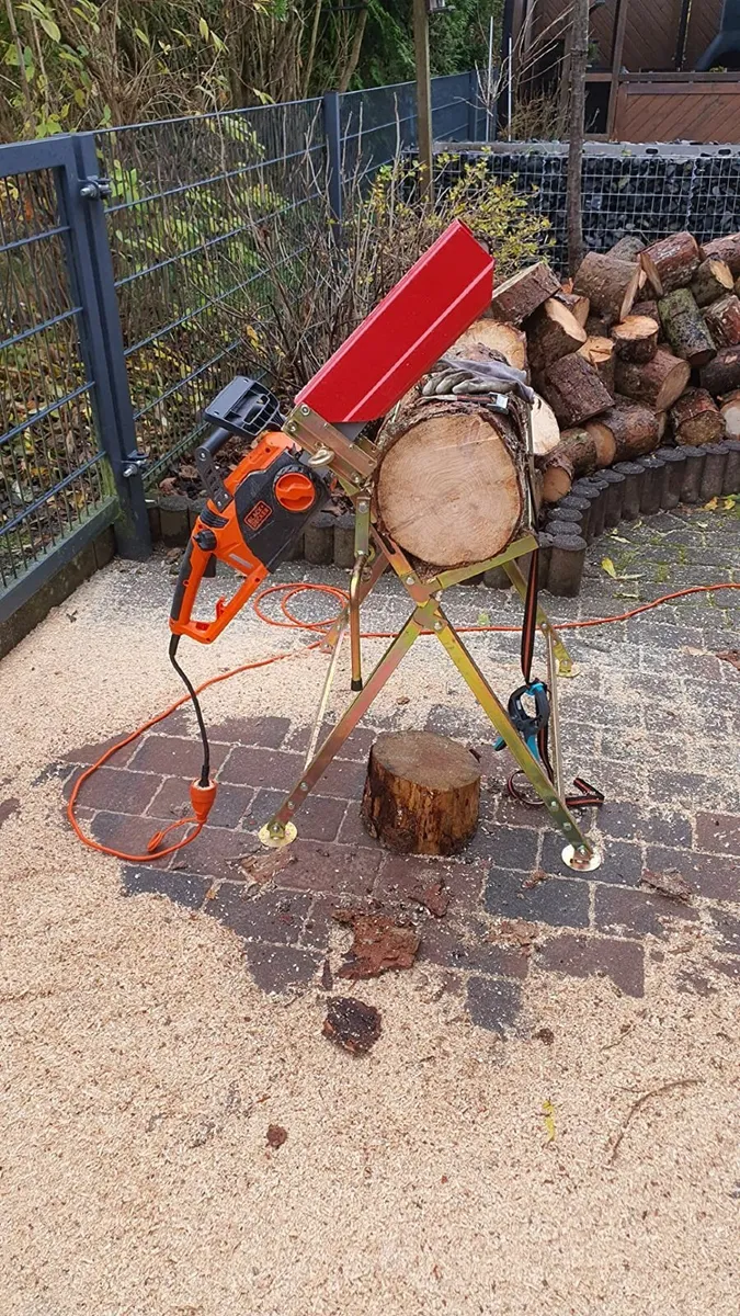 NEW Foldable Saw Horse Chainsaw Holder Foldable - Image 4