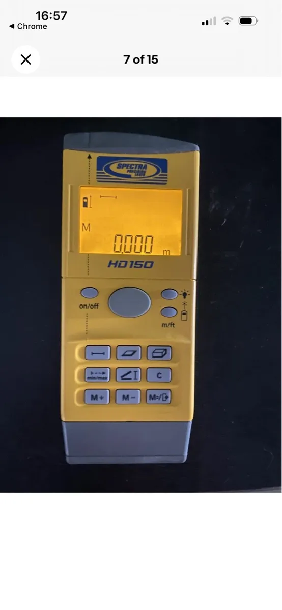 Spectra HD150 Laser Distance Meter - Image 2