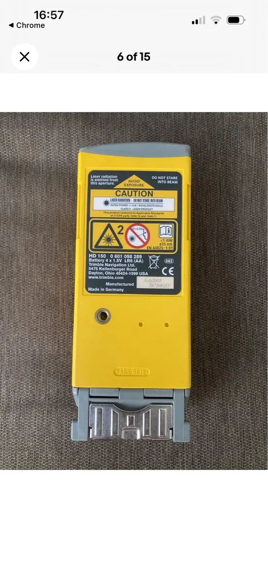 Spectra HD150 Laser Distance Meter - Image 3