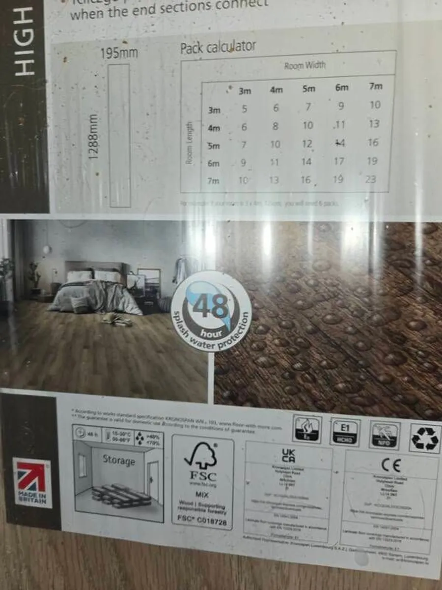 laminate oak flooring - Image 1