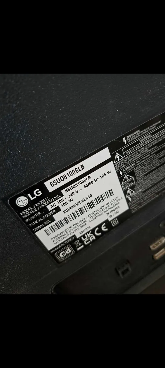 Smart TV LG LED UQ81 65'' 4K - Image 3