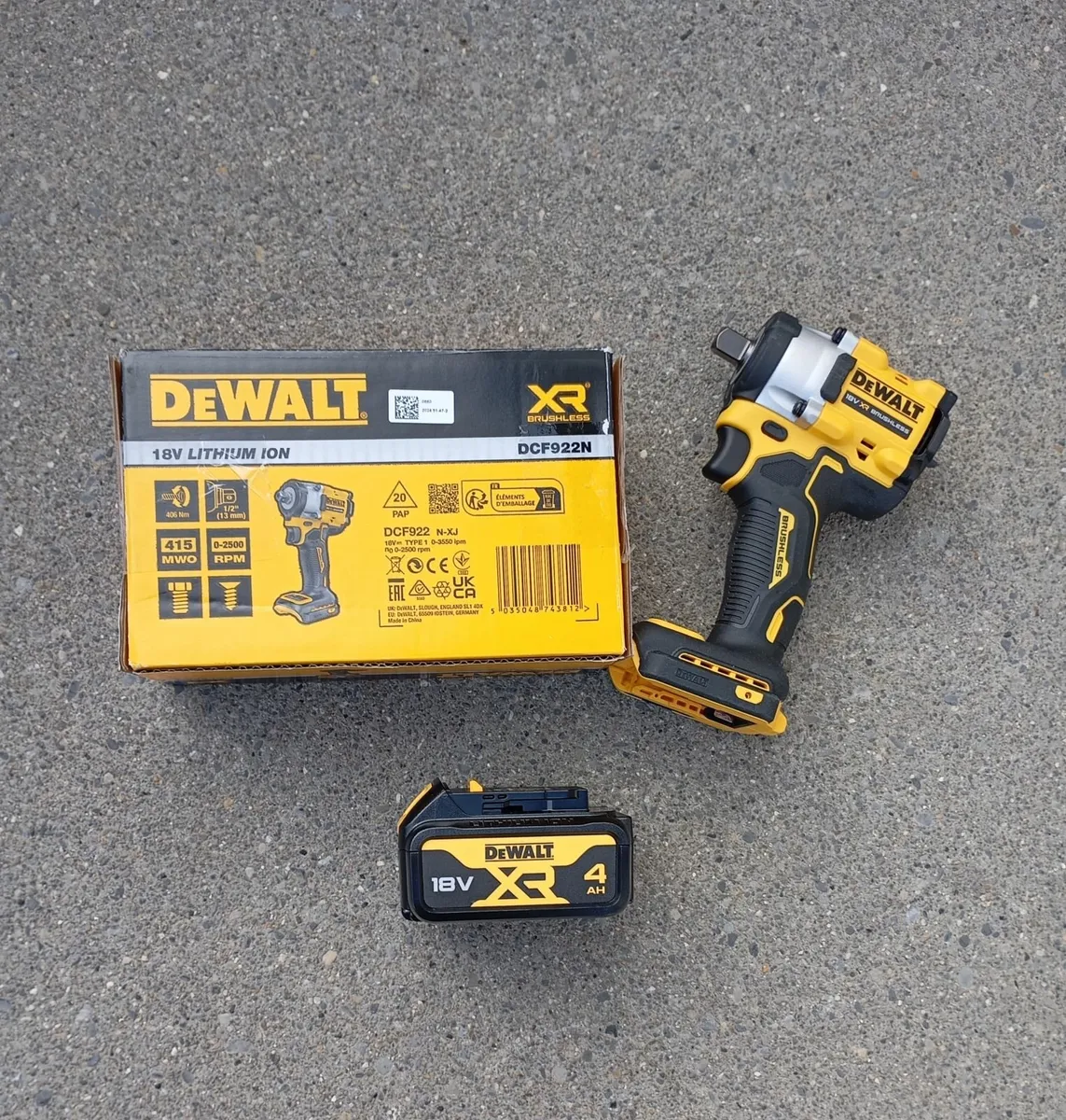 DeWalt Impact Wrench and Battery - Image 1