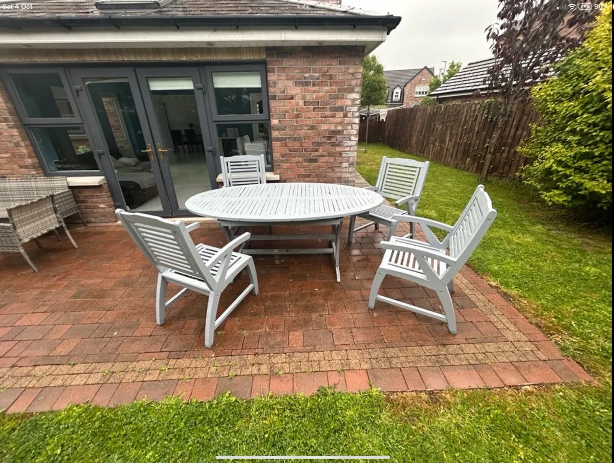 Garden Table and chair Set - Image 4