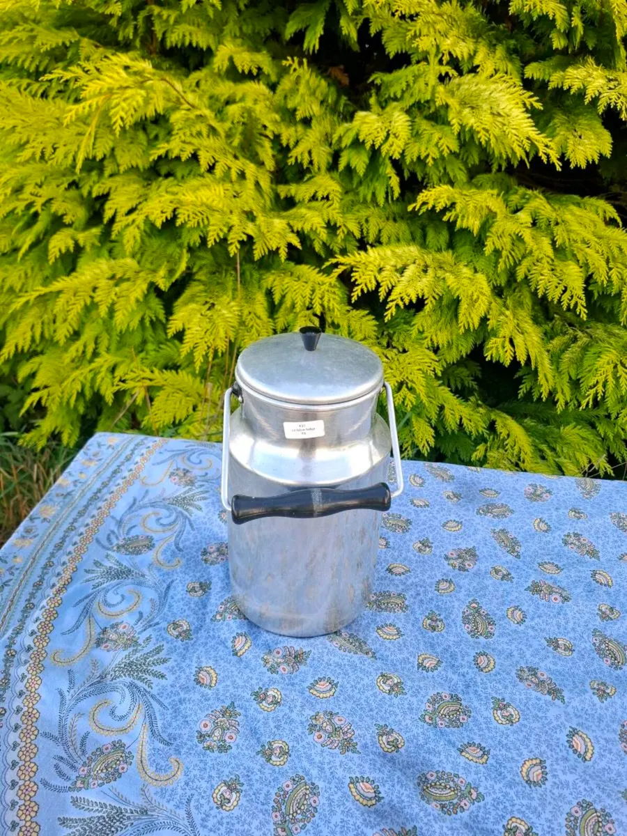 Vintage small milk churn postage possible