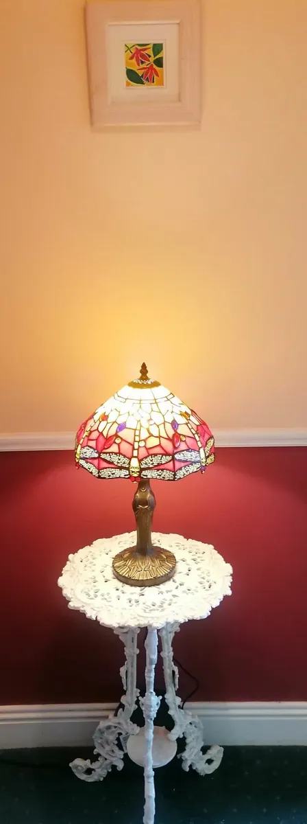 Tiffany Dragon  Fly Table Lamp New + Free Delivery - Image 1