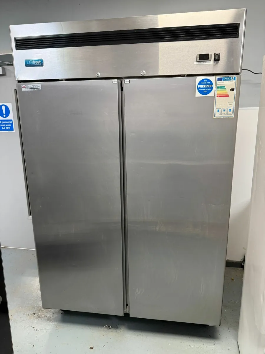 Large Double Door Commercial Freezer - Image 3