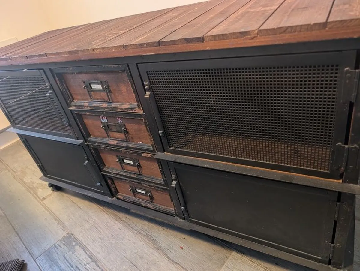 Industrial sideboard / cabinet - Image 4