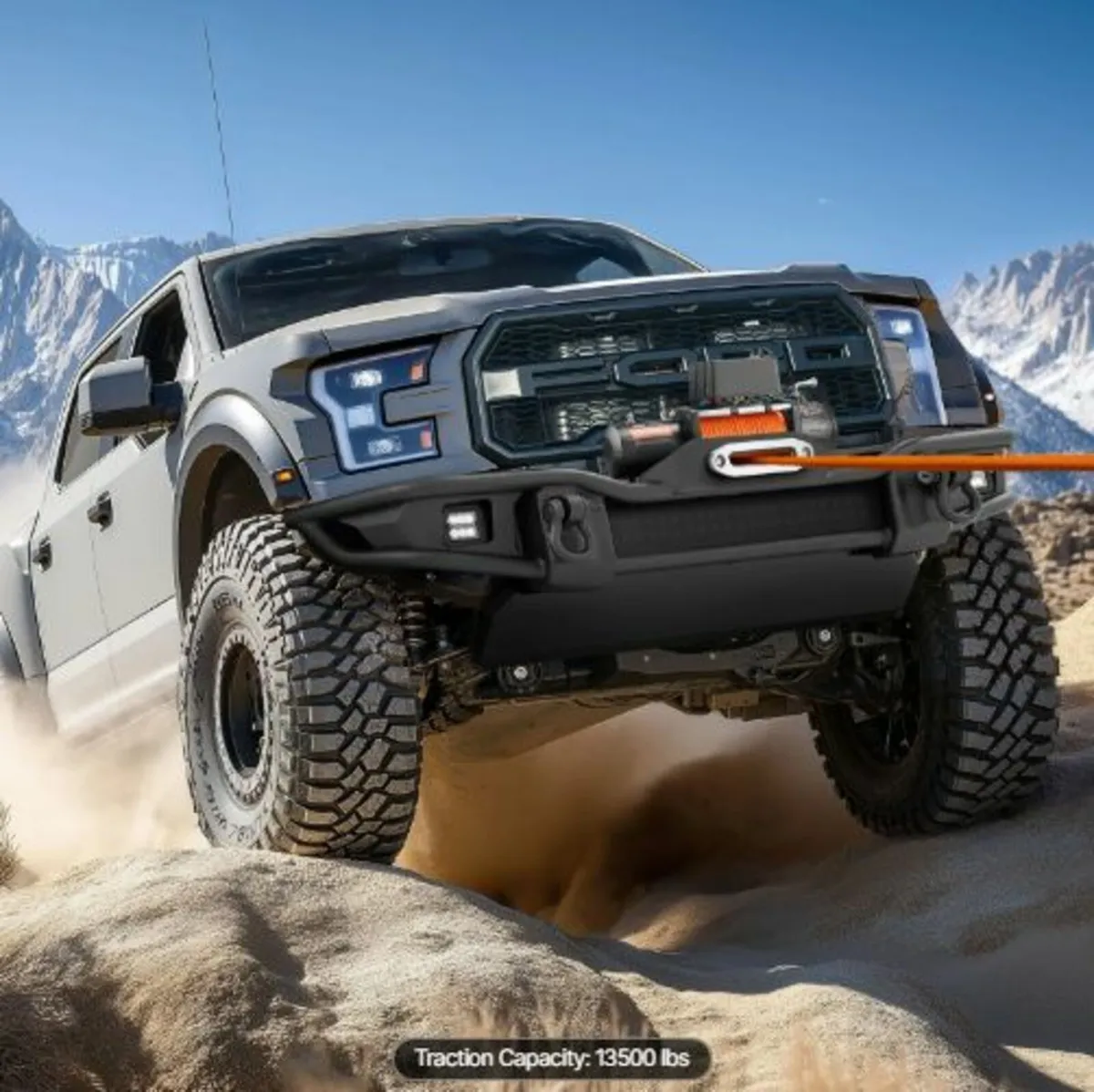 Electric Winch Truck 6123.5 kg Synthetic Rope - Image 4
