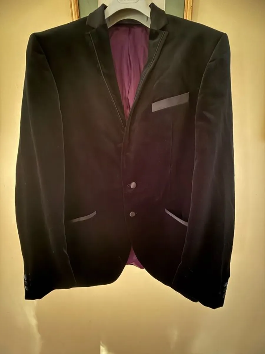Men's velvet tuxedo jacket Autograph range - Image 1