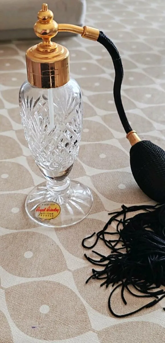 Vintage crystal perfume atomiser - Image 1