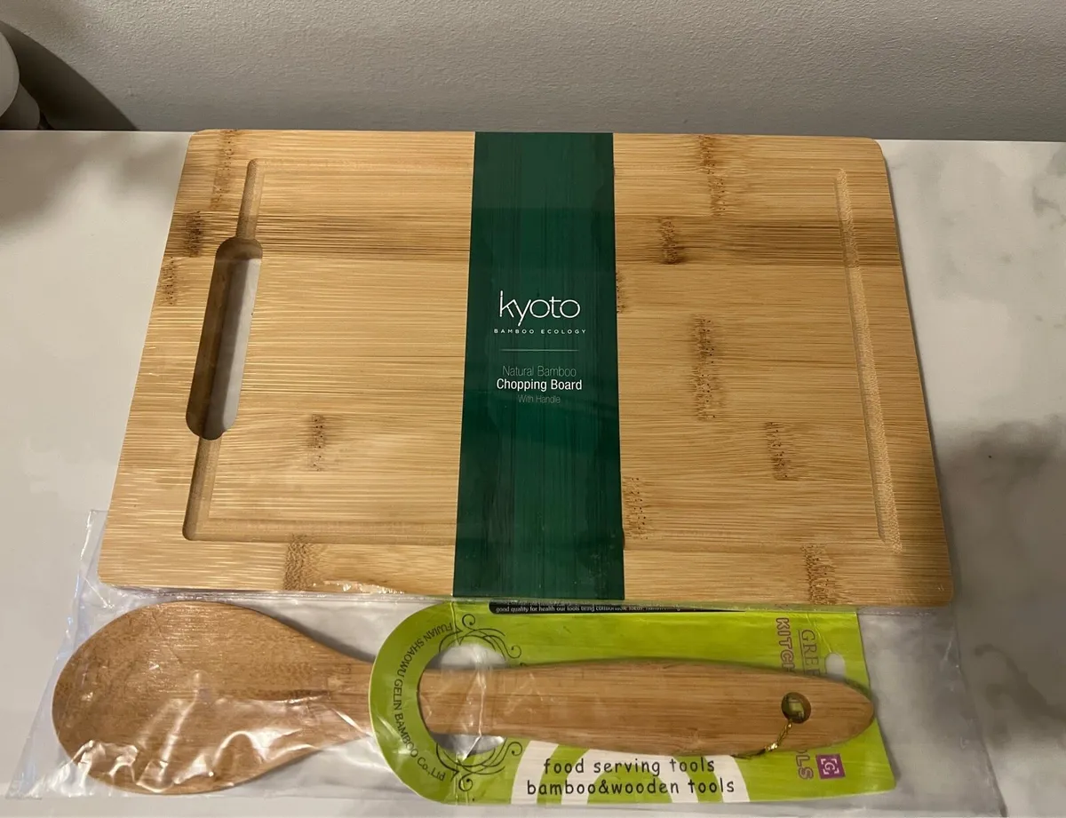Bamboo Chopping board & Spoon