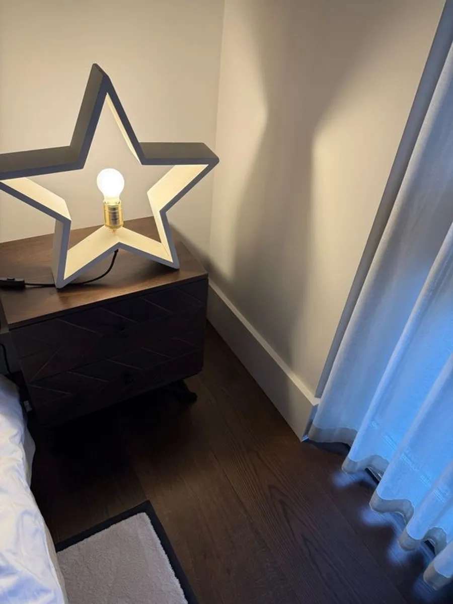 Eglo Lysekil wooden star shaped lamp - Image 3