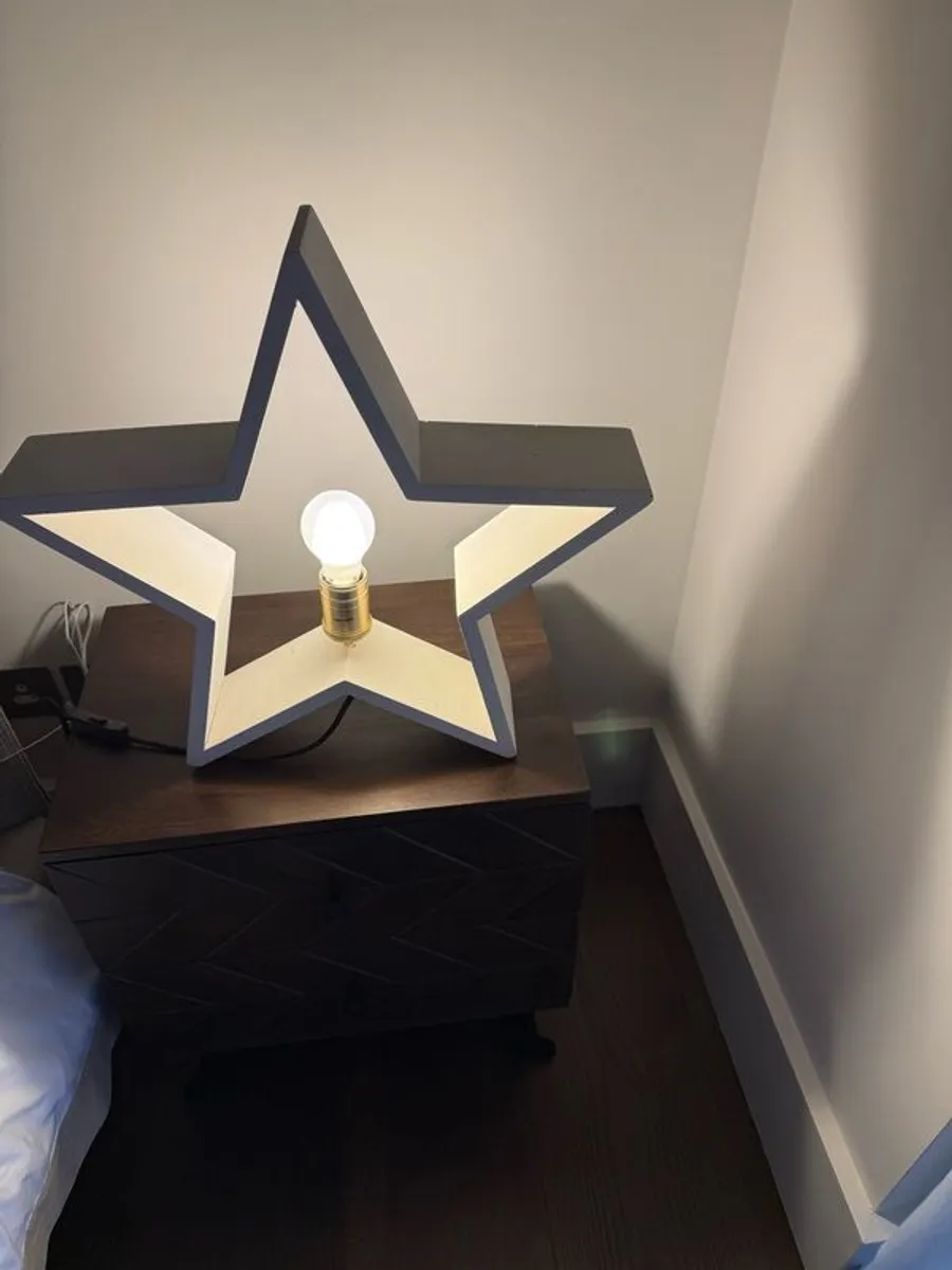 Eglo Lysekil wooden star shaped lamp - Image 4