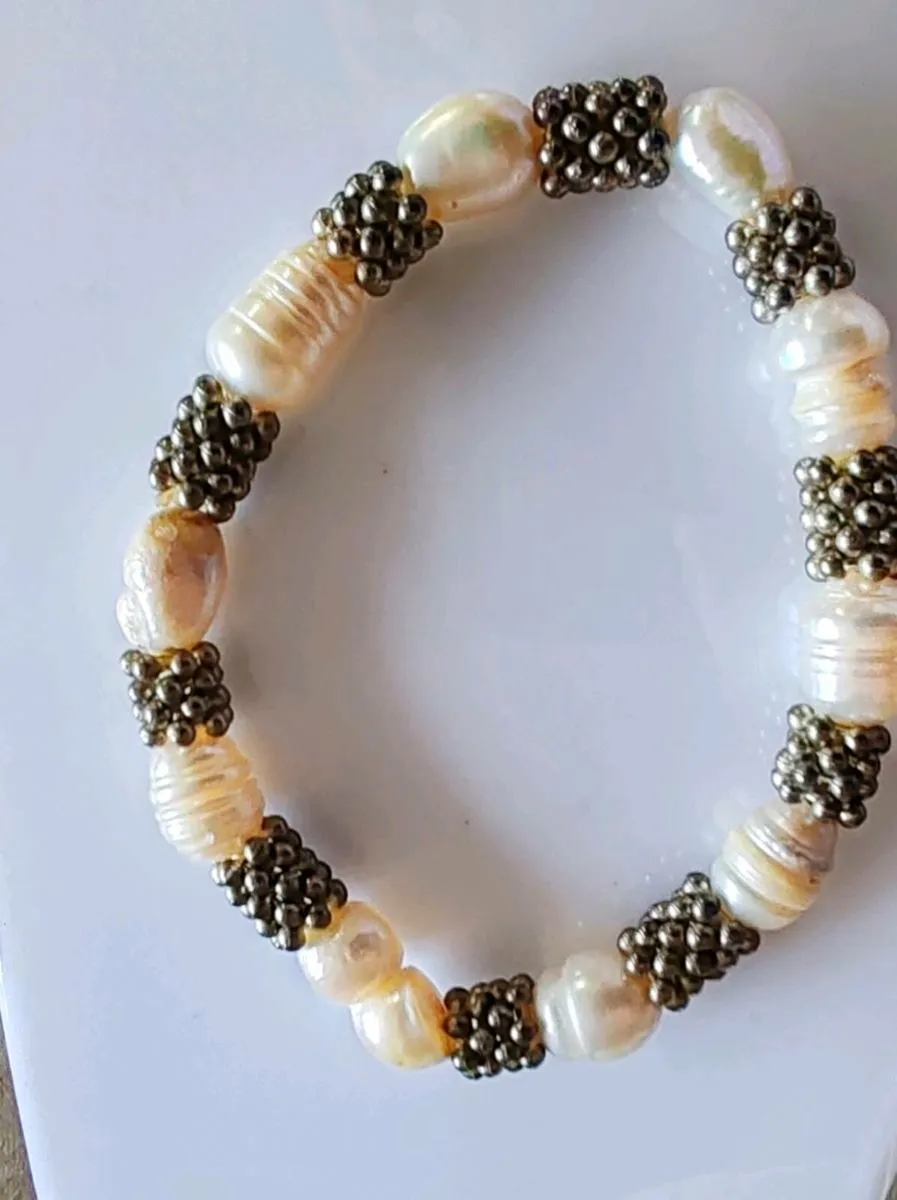 Genuine pearl bracelet - Image 2