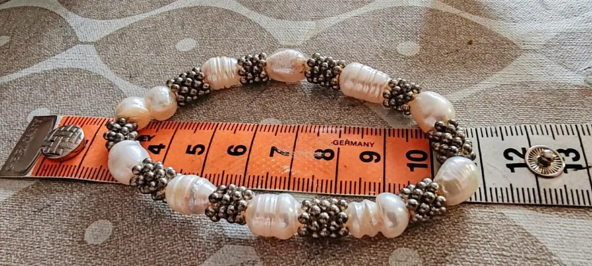 Genuine pearl bracelet - Image 3