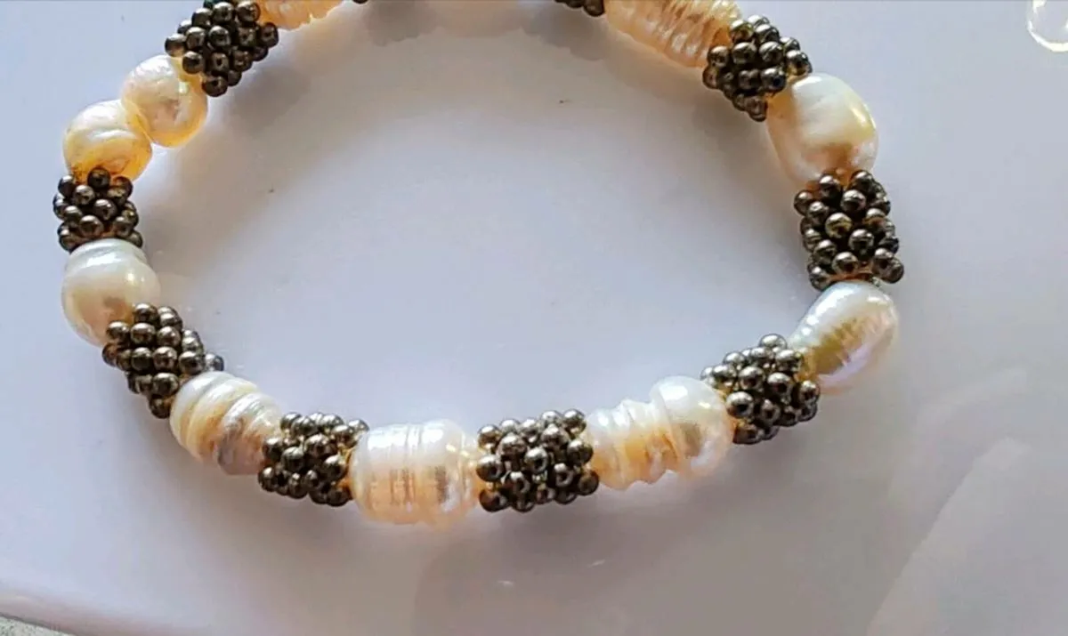 Genuine pearl bracelet - Image 4