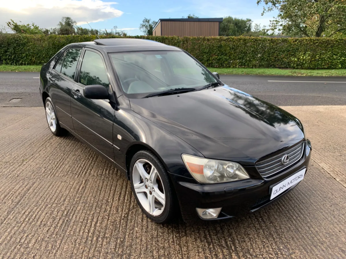 1999 LEXUS IS200 SE | BLACK LEATHER - ALCANTARA - Image 2