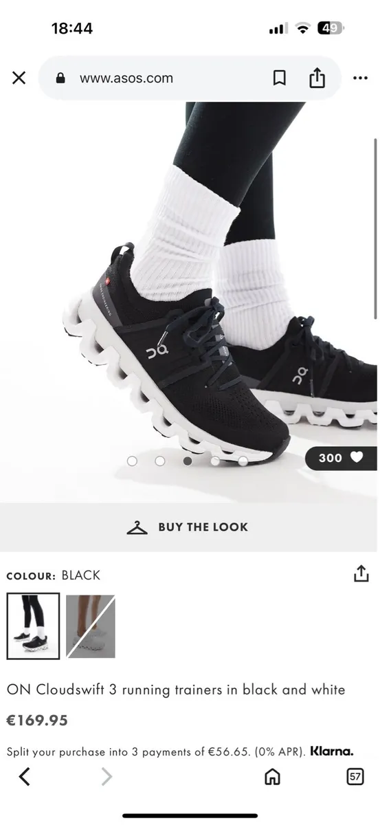 ON Cloudswift 3 Trainer Shoes UK 5.5 - Image 2
