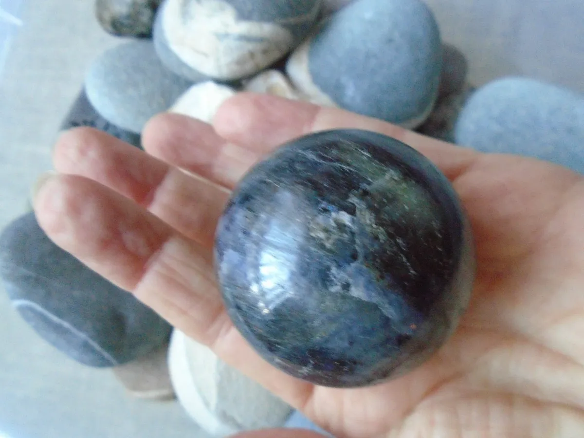 Crystals, Iolite sphere,Gemtones - Image 2