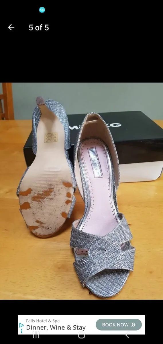Silver Miss KG heels 5 - Image 2