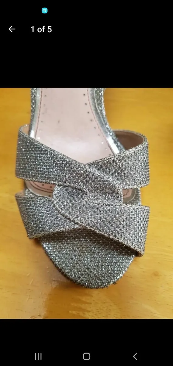 Silver Miss KG heels 5 - Image 1