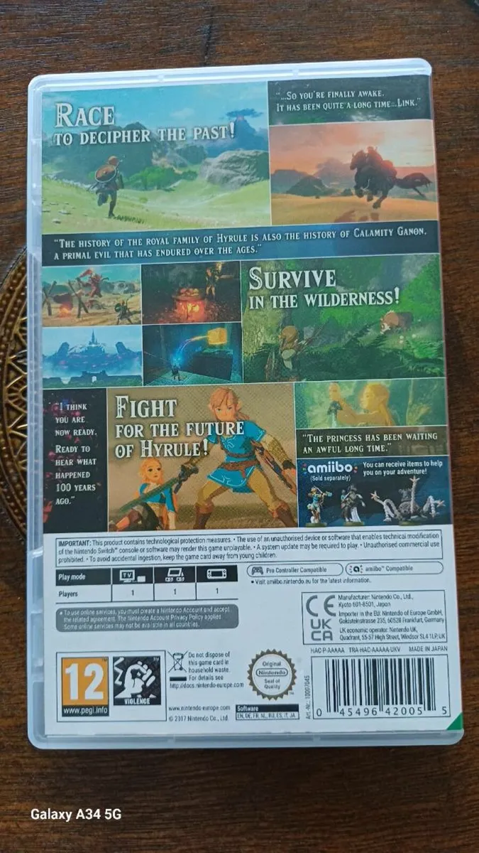 Switch Game - Legend of Zelda - Breath of the Wild - Image 3