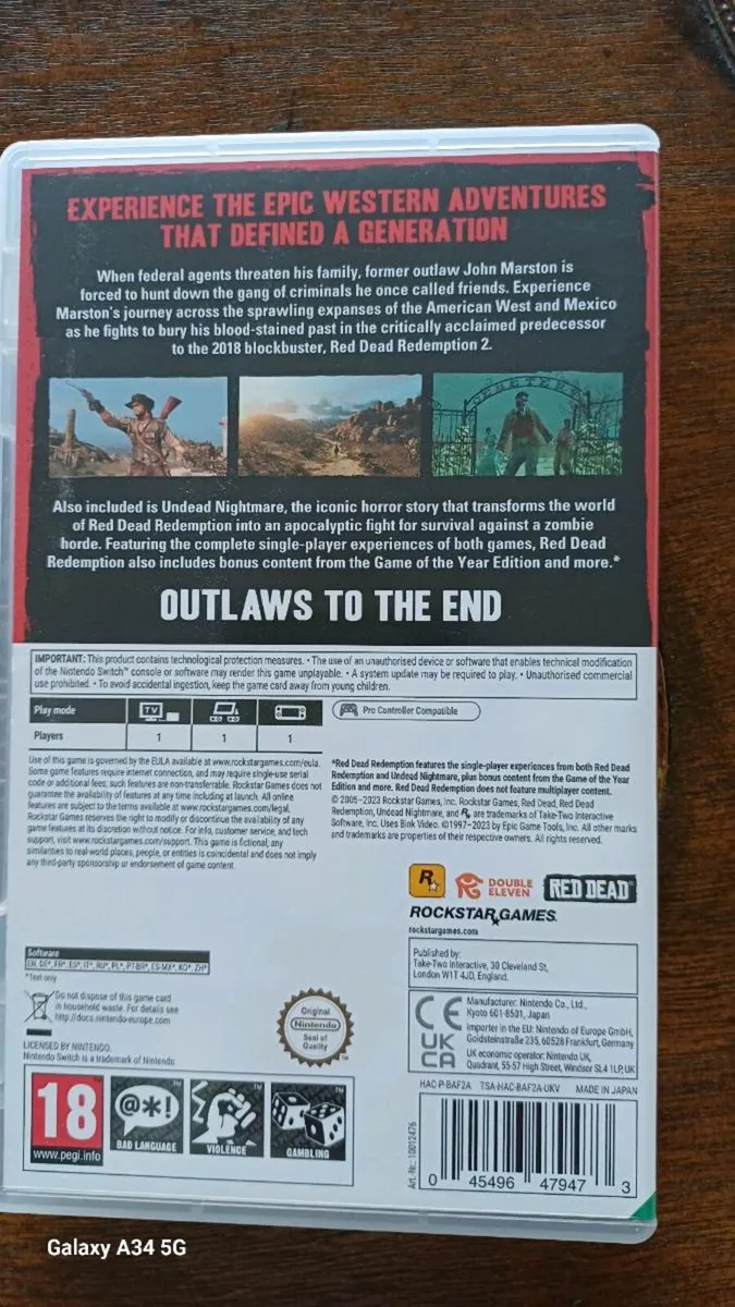 Switch Games - Red Dead Redemption 1 - Image 3