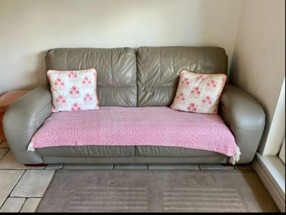 Free DFS Leather Sofa - Image 1
