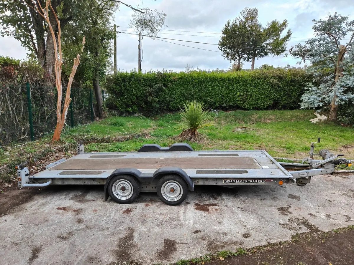 Brian James A-Max 14ft car transporter trailer - Image 1