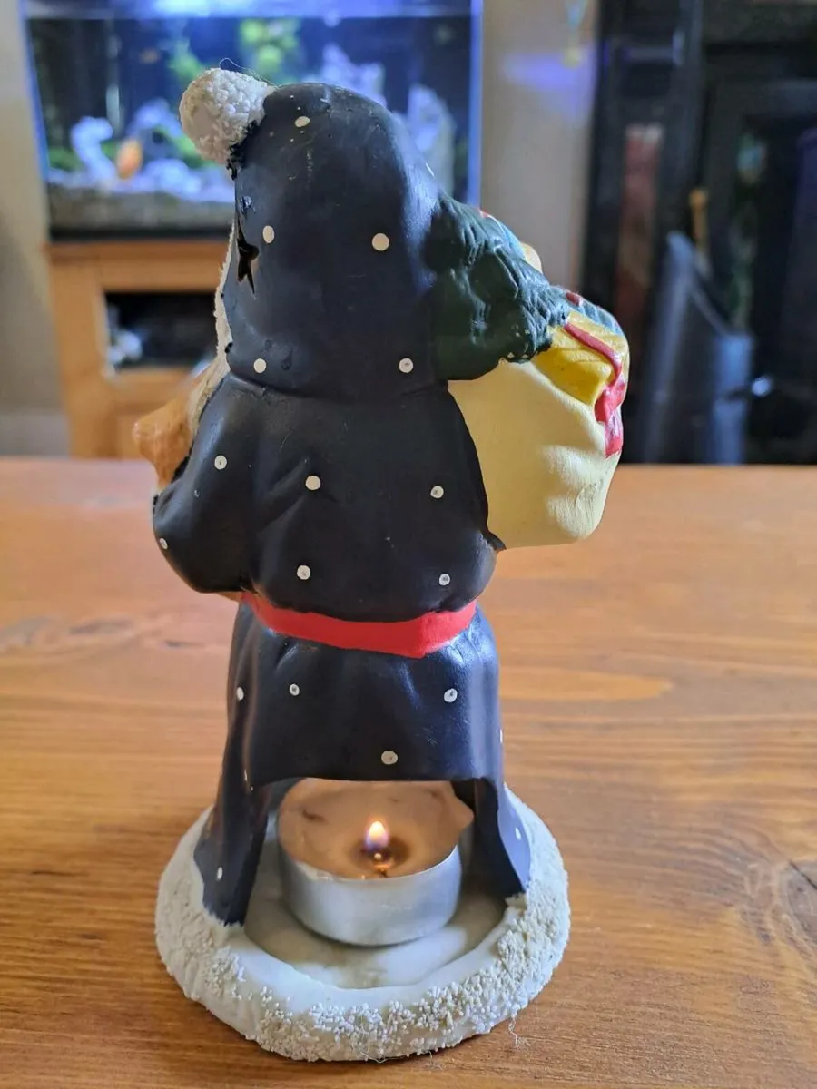 Vintage santa clause candle holder - Image 3