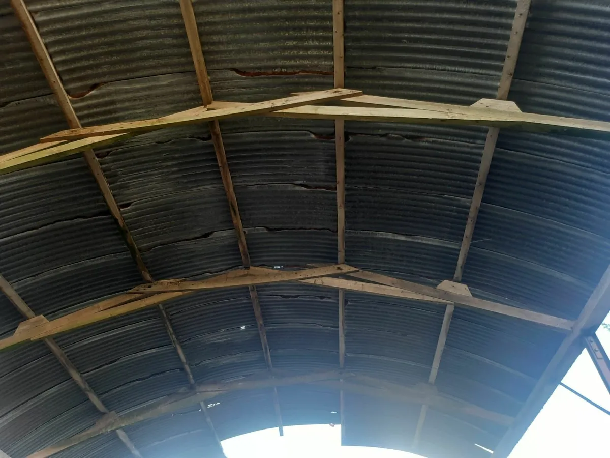 Old Galvanised Tin Sheets - Image 4