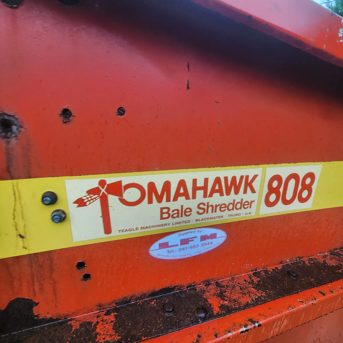 Tomahawk 808 straw chopper - Image 4