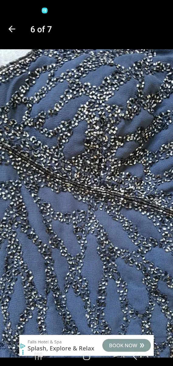 Ariella London navy beaded dress 10 - Image 3